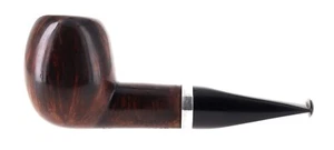 Pipa BACIGALUPI 2 VELE REVERSE CALABASH liscia marrone shape magnum apple vera - Foto 1 di 9