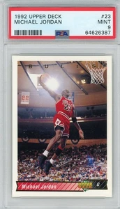 1992 Upper Deck MICHAEL JORDAN #23 PSA 9 MINT Chicago Bulls - Picture 1 of 2
