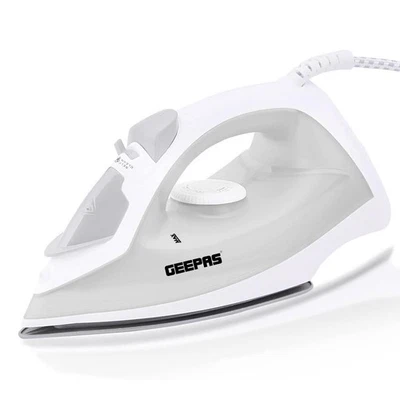 Electric Steam Iron Ceramic Soleplate Spray & Steam Function Self Clean 1300W - Image 1 of 4