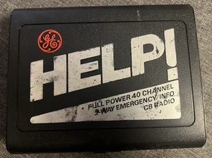 GE Help Full Power 40 Channel 2 Way Emergency/Info CB Radio Model 3-5909B - Bild 1 von 10