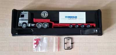 Albedo/Herpa 250159 MB ACTROS LH 2543 Drossler container 1:87 OVP - Immagine 1 di 3