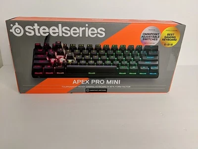 Nuova tastiera da gioco meccanica regolabile wireless Steelseries Apex Pro Mini - Immagine 1 di 2