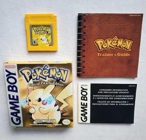 Pokémon Versione GIALLA Pikachu Nintendo GameBoy 1999 CIB Completo In Scatola Pokemon - Foto 1 di 14