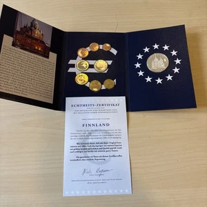 KMS Euro Kursmünzensatz 2003 von Finnland mit Silber-Gedenkprägung - Bild 1 von 6