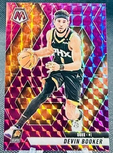 2024-25 Panini Mosaic Purple Mosaic Prizm Devin Booker Phoenix Suns #'d 09/99 - Picture 1 of 2