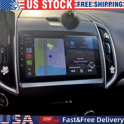 For Ford Edge 2015-2018 4+64GB Carplay 9 Inch Android 15.0 Car Radio Stereo GPS Foto 1 de 4