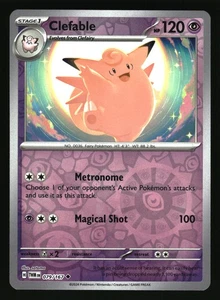 SV06: Twilight Masquerade #079/167 Clefable Reverse Holofoil - Bild 1 von 2