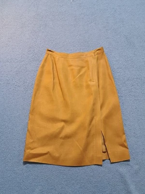 Saia Midi Ann Tjian For Kenar Feminina Tamanho 14 Laranja Fenda Casual Outdoor - Imagem 1 de 4