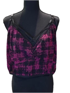 Bambola Torrid nera e rosa bralette in pizzo regolabile taglia 26/4X nuova con etichetta - Foto 1 di 4