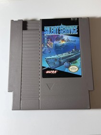 Silent Service (Nintendo NES) AUTHENTIC - GAME ONLY