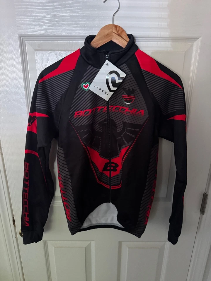 Bottecchia Cycling winter jacket Made in Italy Size 2 Euro Small - Image 1 of 4