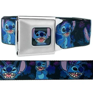 Stitch Smiling Lilo & Stitch Cartoon Adjustable Belt Seatbelt Style Buckle-Down - Picture 1 of 7