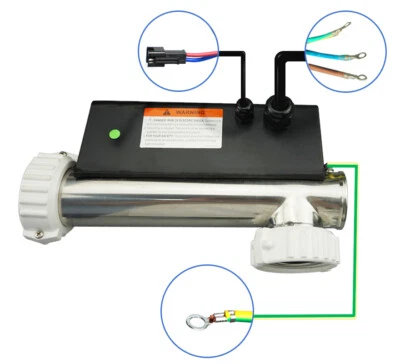 LX H30-R2 hot tub heater L Shape H30-R2 3KW LX Chinese Heater 3KW spa heater - Image 1 of 4