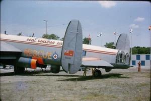 Vtg 1965 35mm Slide - Avro Royal Canadian AF Rescue Plane Side - Kodachrome - Picture 1 of 1