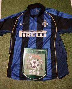 INTER internazionale UMBRO MAGLIA Calcio Pirelli VINTAGE Football SHIRT jersey - Foto 1 di 11