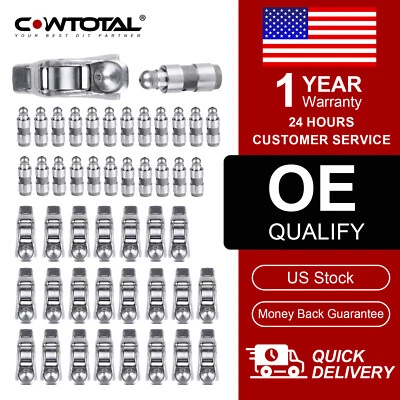 48PCS Rocker Arms & Valve Lifters Kit Fit 3.6L Jeep Dodge Ram Chrysler 2011-2020 Foto 1 de 4