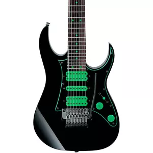 Ibanez UV70P Universe Premium Steve Vai Sig 7-String E/G, Rosewood FB, Black - Picture 1 of 2