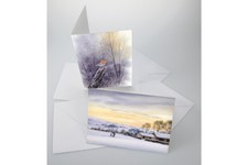 Frisk Watercolour Cards C6 Plain Pack of 30