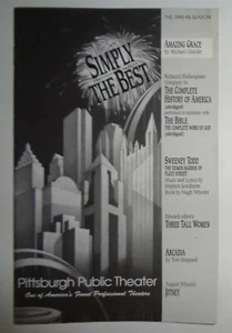 AMAZING GRACE - SOUVENIR PROGRAMM - 1995 PITTSBURGH PUBLIC THEATER - Bild 1 von 9