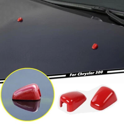 Cubierta de boquilla limpiaparabrisas de coche para Chrysler 300/Dodge Durango 11-23 accesorios rojo Foto 1 de 4