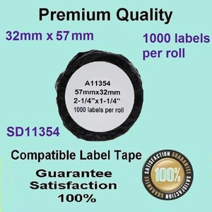 2x SD11354 11354 57mmx32mm Compatib for Dymo LabelWriter 450 Duo 450 Turbo SE300 - Picture 1 of 1