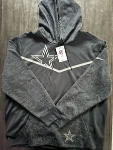 Neu Herren Dallas Cowboys Nike RFLCTV Chevron Pullover Hoodie schwarz Größe 2XL - Bild 1 von 2