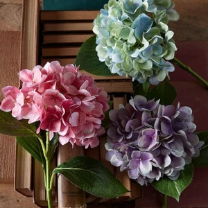 NEW!~RAZ Imports~26" HYDRANGEA FLOWER SPRAY~Spring/Easter~Pick Pink Blue Purple - Imagen 1 de 2