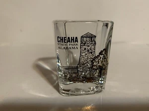 CHEAHA STATE PARK ALABAMA Heavy Duty SHOT GLASS Bar Souvenir - Picture 1 of 2