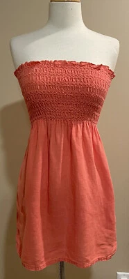 Vestido Juicy Couture Vintage Lino Camisa Tubo Raro Talla Pequeña Nuevo con Etiquetas Foto 1 de 4