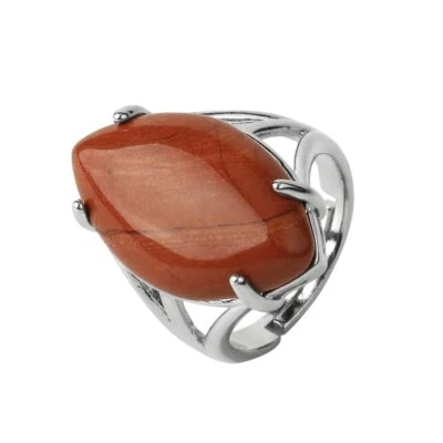 Натуральный драгоценный камень ювелирных изделий духовное исцеление кристалл овальный лошадь глаз кольцо для женщин мужчин - Изображение 1 из 4