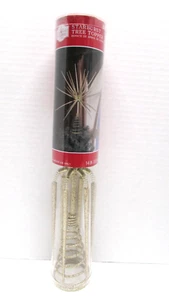 NEW 14" Gold Metal Starburst Christmas Tree Topper Holiday Time - Picture 1 of 8