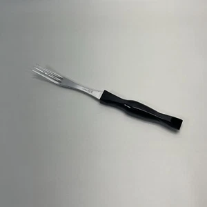 Vintage Cutco 1726 Turning 3 Prong Fork Dark Brown Swirl Handle 11 inches - Picture 1 of 12