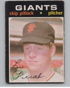 1971 O-Pee-Chee #19 Skip Pitlock RC Rookie San Francisco Giants V101493 - Picture 1 of 3