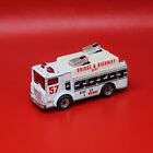 1996 Matchbox #57 Mack Auxilliary Power Truck White 1:86 Loose