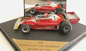 miniatures 1/43 formule 1 Quartzo. FERRARI 312T2 .Clay REGAZZONI.BELGIAN GP 1976 - Foto 1 di 5