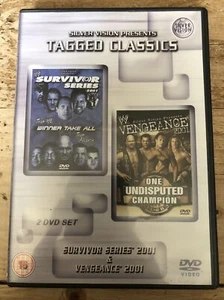 WWE Tagged Classics Survivor Series Vengeance 2001 01 DVD Rock vs Jericho WWF - Picture 1 of 2