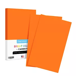 Premium Color Cardstock Paper, 11 x 17, Orange, 50 Sheets - Picture 1 of 6