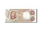 [#266045] Billet, Philippines, 10 Piso, 1969, Undated (1969), Km:144A, Neuf