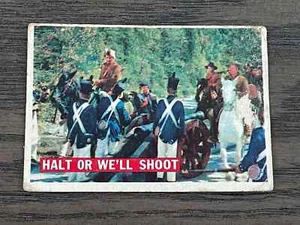 1956 Topps Davy Crockett Orange Back #23 Halt or We'll Shoot - Picture 1 of 4