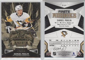 2022-23 SPx Finite Rookies Gold /299 Samuel Poulin #F-37 Rookie RC