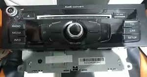 Audi Concert L III CD Radio MP3 mit SD A4 B8 A5 Q5 8R original 8R1035186N - Picture 1 of 3