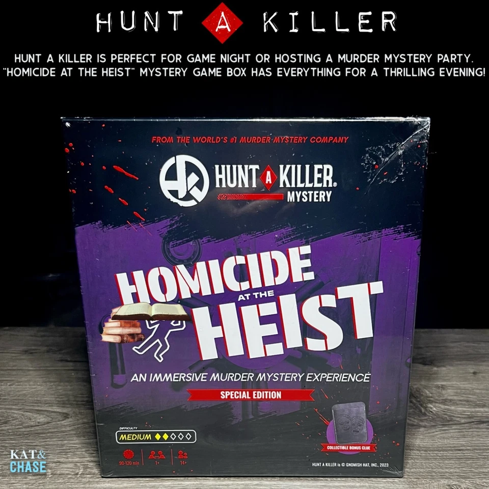 Hunt A Killer Homicide At The Heist - Murder Mystery Board Game NIB 1+ Players - Image 1 of 4