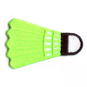 Badminton Birdie bestickt Bügelbild Patch - Bild 1 von 1