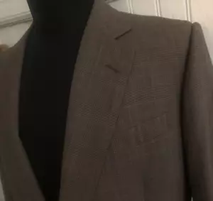 ABRIGO/BLAZER DEPORTIVO A CUADROS PERSONALIZADO HENRY POOLE SAVILE ROW LONDRES EC VER MEDIDAS - Imagen 1 de 18