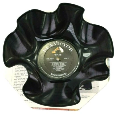 Custom Made Record Bowl With Eddie Arnold - Vinyl Album LP - Image 1 of 4