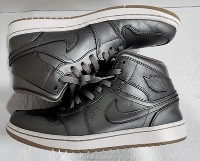  Air Jordan 1 Nouveau Mid Cool Grey Men's Size 10.5 - Image 1 of 4