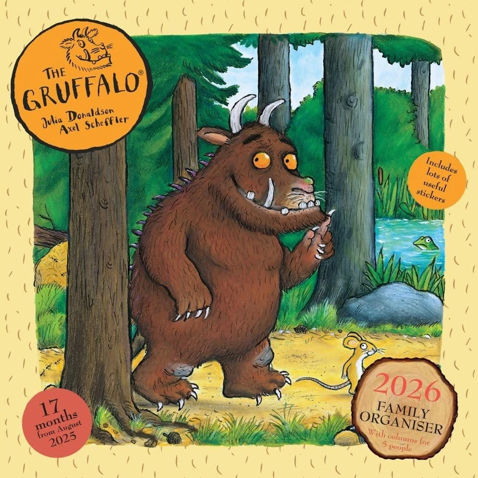 Gruffalo 2026 Planner Wall Calendar Official