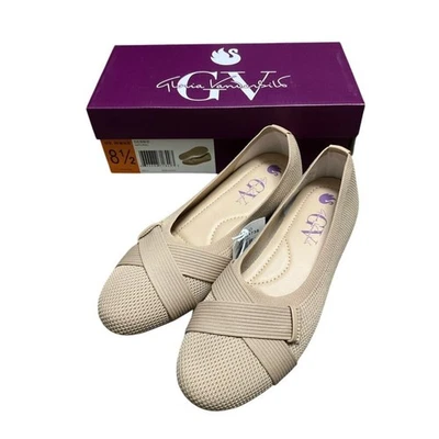 Sapato Plano Feminino Gloria Vanderbilt Tamanho 8.5 NOVO NA CAIXA - Imagem 1 de 4