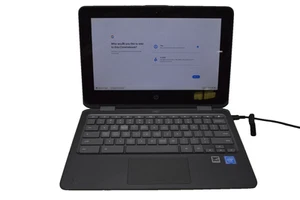 HP Chromebook x360 11 G1 EE 11.6" 1.1GHz N3350 4GB 32GB SSD Chrome Grade C No AC - Picture 1 of 3