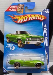 2010 HOT WHEELS FASTER THAN EVER ** '70 CHEVY CHEVELLE ** #136 1:64 - Picture 1 of 2